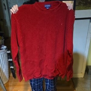 J. Crew Men's Red Sweater
